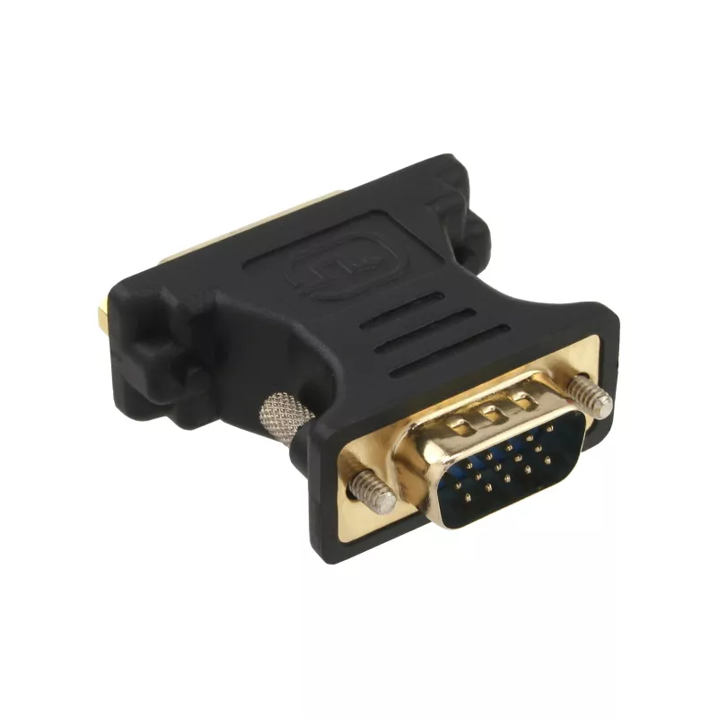Adaptador DVI-A InLine DVI 24+5 hembra / HD15 macho con baño de oro