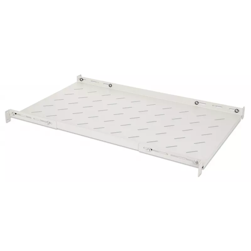 Bandeja fija para rack 19 inch Intellinet (ajustable), 1U, profundidad de bandeja 750 mm, profundidad de guías ajustable de 750 a 950 mm, máx. 20 kg, gris, garantía de por vida