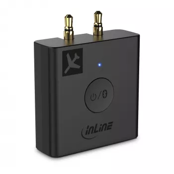 Transmisor de audio Bluetooth Airplane InLine, BT 5.0, aptX HD/LL