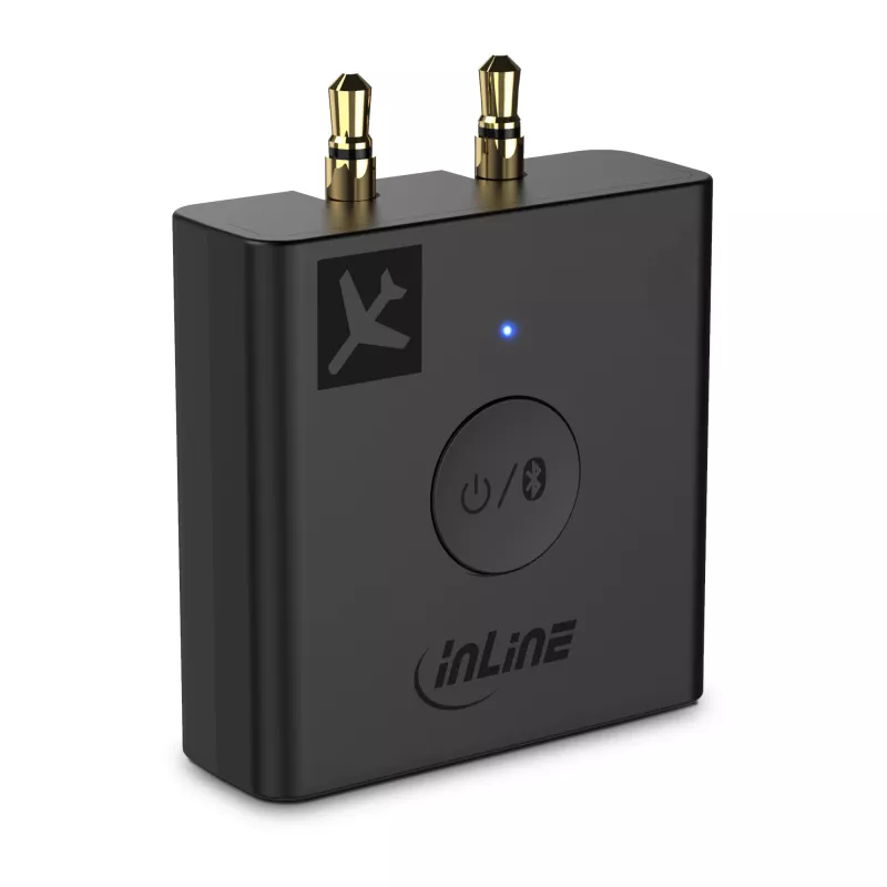 Transmisor de audio Bluetooth Airplane InLine, BT 5.0, aptX HD/LL