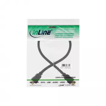 Cable HDMI High Speed InLine con Ethernet, M/M, negro, contactos dorados, 7,5 m