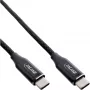 Cable USB-C magnético InLine, USB-C macho/macho, 100W, negro, 1,5m