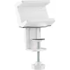 Soporte de alargador de corriente InLine 23191W blanco ABS acero 100mm de ancho