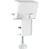 Soporte de alargador de corriente InLine 23191W blanco ABS acero 100mm de ancho