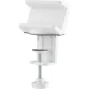 Soporte de alargador de corriente InLine 23191W blanco ABS acero 100mm de ancho