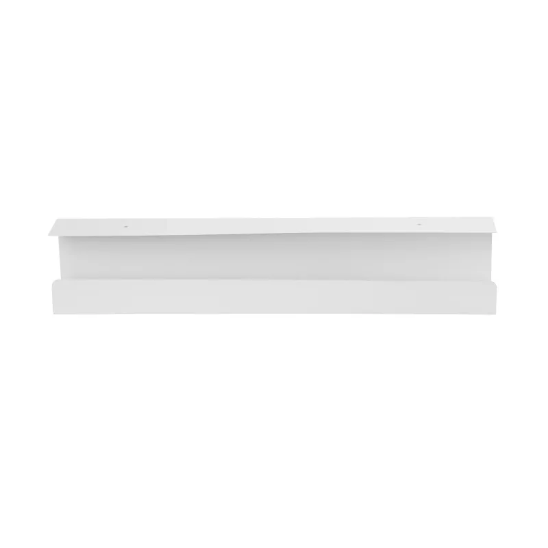 Sistema de gestión de cables bajo escritorio InLine 23190W — acero, blanco, 114×600×76 mm