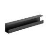 Sistema de gestión de cables bajo escritorio InLine 23190B, acero, negro, 114×600×76 mm