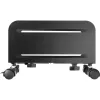 Carro para PC InLine, carro para cajas de ordenador, máx. 10 kg, negro