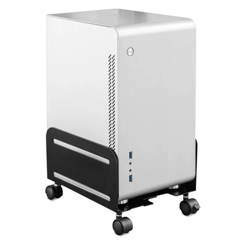 Carro para PC InLine, carro para cajas de ordenador, máx. 10 kg, negro