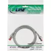 Cable de red S/FTP PiMF Cat.6 250MHz PVC cobre gris 1m InLine