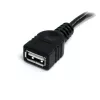 Cable alargador USB 2.0 A a A de 0,91 m negro StarTech.com - M/H