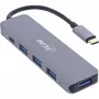 Hub USB InLine USB 3.2 USB-C multi hub 4x USB-A 5Gb/s + USB-C (datos/PD 87W)