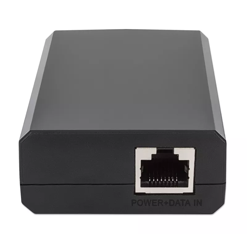 Splitter PoE Intellinet con salida USB-C, PoE++ / 4PPoE, Gigabit Ultra, IEEE 802.3bt, puertos de entrada y salida RJ45, hasta 45 W de salida USB-C