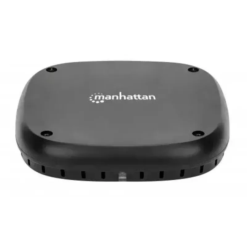 Cargador inalámbrico Manhattan 10W bajo escritorio negro cable de 1,2m
