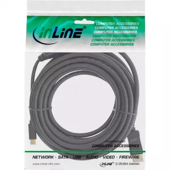 Cable de pantalla USB InLine 64123 USB-C macho a DisplayPort macho 3m
