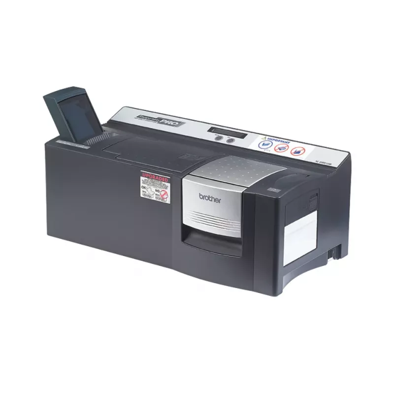Impresora de etiquetas Brother SC-2000USB 600 x 600 DPI con cable, negra