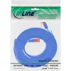 Cable de red plano ultraslim InLine U/UTP Cat.6 compatible Gigabit azul 1,5 m