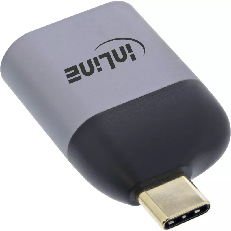 Convertidor de pantalla USB InLine, conector USB-C macho a conector hembra HDMI, 4K60Hz