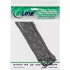 Regleta de enchufes InLine, 6 tomas schuko CEE 7/3, negra, 1,5 m
