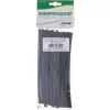 Tubo termorretráctil InLine 200 mm de longitud, 6 mm a 3 mm de diámetro, 20 uds., negro