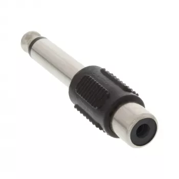 Adaptador de audio InLine 6,3mm macho RCA hembra mono 99322