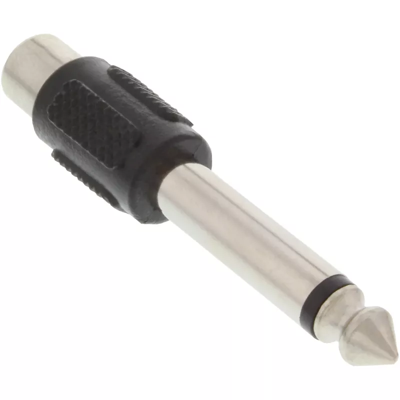 Adaptador de audio InLine 6,3mm macho RCA hembra mono 99322