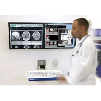 Soporte de pared Ergotron Neo-Flex doble monitor 61 cm (24 inch) plateado