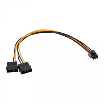 Cable adaptador de corriente InLine 2x 5,25