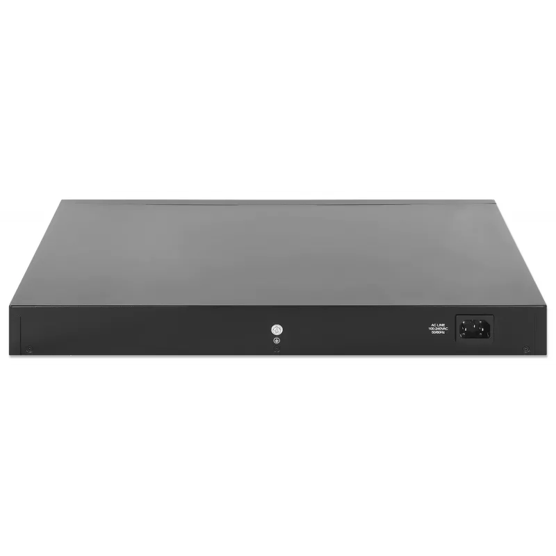 Switch gestionado Intellinet 48 puertos Gigabit Ethernet PoE+ Layer 2+ con seis uplinks 10G SFP+ conforme IEEE 802.3at/af (PoE+/PoE), presupuesto PoE de 450 W, Layer 2+/Layer 3 Lite, 6 x 10G SFP+ abiertos