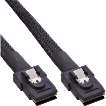 Cable SAS interno InLine, Mini-SAS SFF-8087 a Mini-SAS SFF-8087, con sideband, 0,5 m