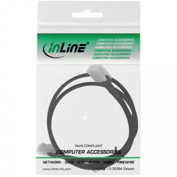 Cable SAS interno InLine, Mini-SAS SFF-8087 a Mini-SAS SFF-8087, con sideband, 0,5 m
