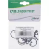 Bridas Twist InLine 26–30 mm negro, 10 uds. — Organizador de cables/cordones, 30 mm de longitud