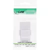 Módulo empotrable USB 3.1 InLine, conector hembra/conector hembra USB-C, carcasa blanca