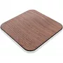 InLine Qi woodcharge, cargador rápido inalámbrico, 5/7,5/10W/15W, USB-C, sin logo