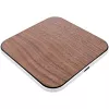 InLine Qi woodcharge, cargador rápido inalámbrico, 5/7,5/10W/15W, USB-C, sin logo