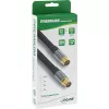 Cable de antena InLine Premium, con 4 apantallamientos, >110 dB, negro, 10 m