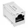 Adaptador InLine Cat.6, apantallado, metal, 2x RJ45 H/H, 1:1