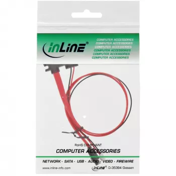 Cable SATA InLine para Banana PI con conexión de datos y alimentación, 0,35 m