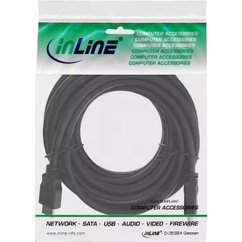Cable HDMI High Speed InLine 17603E 3m conector/conector negro