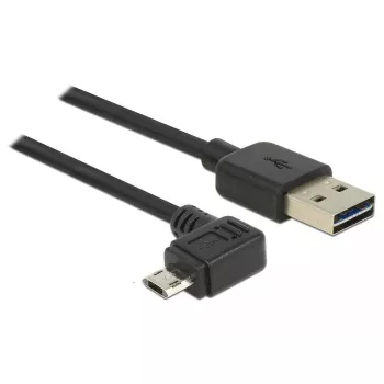 Cable USB DeLOCK 83846 USB 2.0 1 m USB A Micro-USB B negro