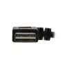 Cable InLine USB 2.0 Smart acodado + reversible Type-A macho / hembra negro 0,2 m