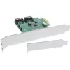 Tarjeta de interfaz InLine 2 puertos SATA 6Gb/s x1 PCIe 2.0 RAID 0 / 1 / SPAN