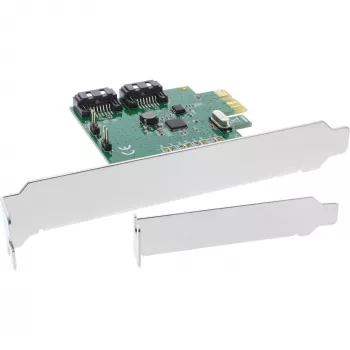 Tarjeta de interfaz InLine 2 puertos SATA 6Gb/s x1 PCIe 2.0 RAID 0 / 1 / SPAN