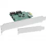 Tarjeta de interfaz InLine 2 puertos SATA 6Gb/s x1 PCIe 2.0 RAID 0 / 1 / SPAN
