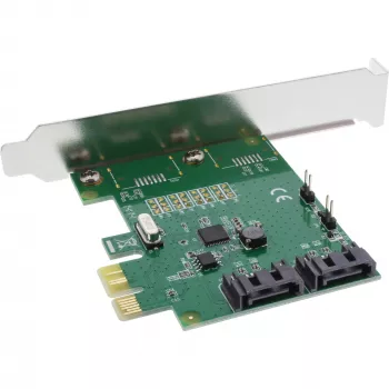 Tarjeta de interfaz InLine 2 puertos SATA 6Gb/s x1 PCIe 2.0 RAID 0 / 1 / SPAN