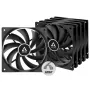ARCTIC F12 PWM PST - ventilador de caja PWM 120 mm, ventilador, 12 cm, 230 rpm, 1350 rpm, 0,3 sone, 90,1 m³/h