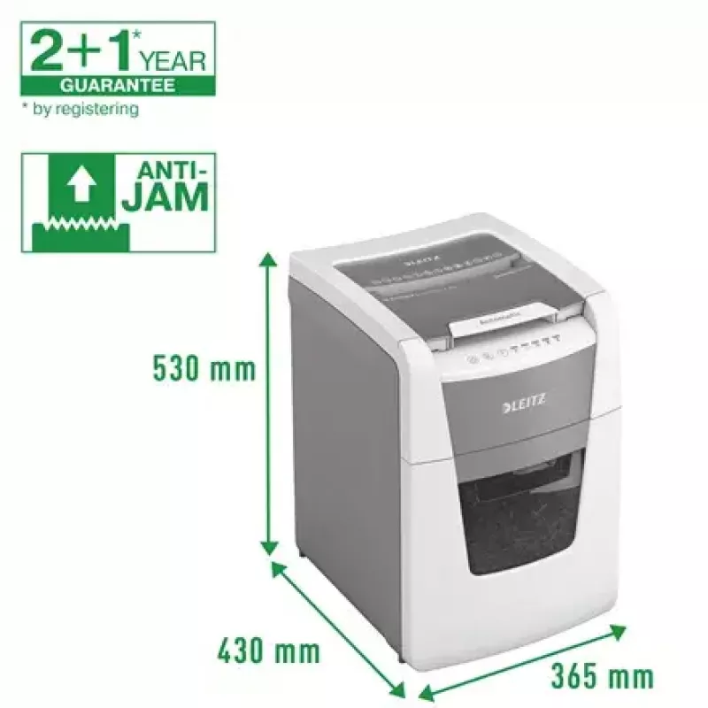 Leitz IQ Autofeed Small Office 100 destructora de documentos automática P5