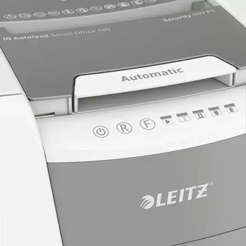 Leitz IQ Autofeed Small Office 100 destructora de documentos automática P5