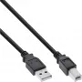 Cable USB 2.0 Type-A macho / B macho negro 7m InLine 34557X