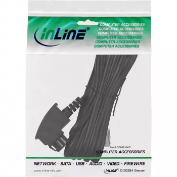 Cable InLine TAE-N, TAE-N / RJ11 6P4C, 10m
